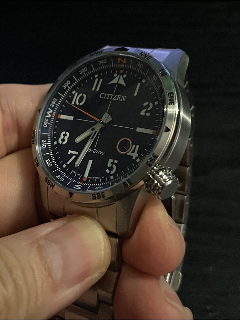 Citizen Eco-Drive Weekender Blue Dial Watch BM7550-52L - Picture 6 of 10